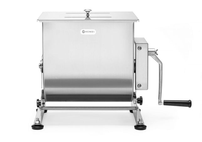 HENDI Fleischmischer mit kippbarem Behälter – 20 l – 285 × 550 × H 385 mm – Produktansicht
