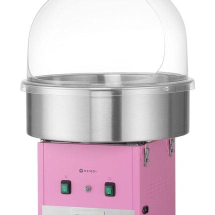 HENDI Zuckerwatte-Maschine – Rosa – 230 V / 1130 W – 520 × 520 × 503 mm – weitere Produktansicht