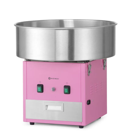 HENDI Zuckerwatte-Maschine – Rosa – 230 V / 1130 W – 520 × 520 × 503 mm – weitere Produktansicht