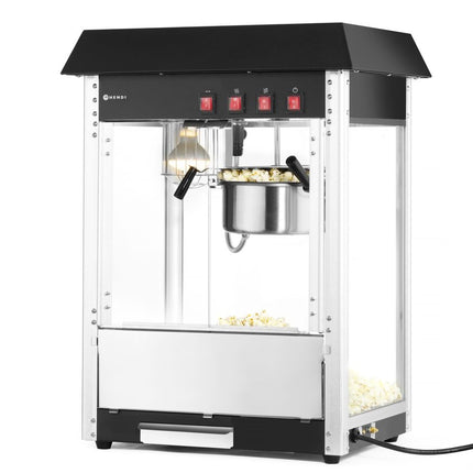 HENDI Popcorn-Maschine – Schwarz – 230 V / 1155 W – 560 × 420 × 760 mm – weitere Produktansicht