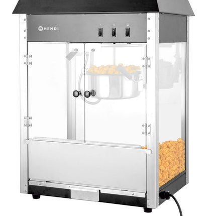 HENDI Popcorn-Maschine – Schwarz – 230 V / 1155 W – 560 × 420 × 760 mm – weitere Produktansicht