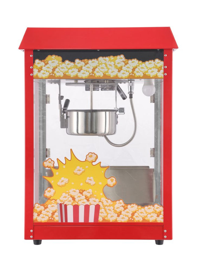 HENDI Popcorn-Maschine – Rot – 230 V / 1155 W – 560 × 420 × 760 mm – Produktansicht
