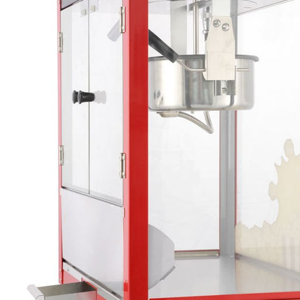 HENDI Popcorn-Maschine – Rot – 230 V / 1155 W – 560 × 420 × 760 mm – weitere Produktansicht
