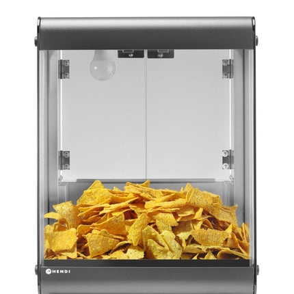 HENDI Nacho-Wärmer – Schwarz – 230 V / 500 W – 400 × 344 × 525 mm – weitere Produktansicht