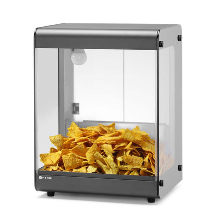 HENDI Nacho-Wärmer – Schwarz – 230 V / 500 W – 400 × 344 × 525 mm – weitere Produktansicht