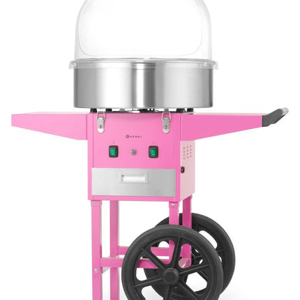 HENDI Zuckerwatte-Maschine – 230 V / 1130 W – Pastellrosa – 948 × 520 × H 914 mm – Weitere Produktansicht