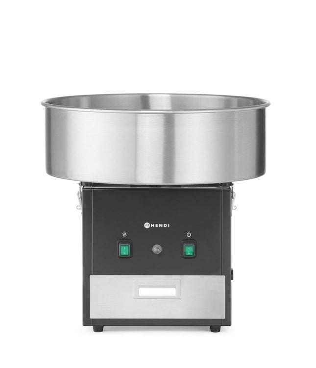 HENDI Zuckerwatte-Maschine – 230 V / 1130 W – Schwarz – 520 × 520 × H 503 mm – Produktansicht
