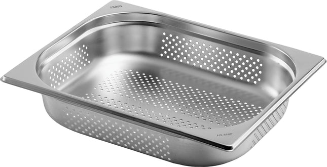 Saro BUDGET LINE GN-Behälter 1/2 GN perforiert aus Edelstahl