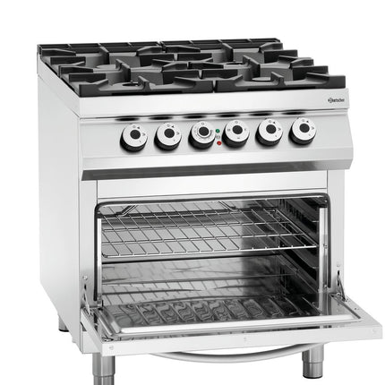 4 Flammen Gasherd, EBO 2/1GN