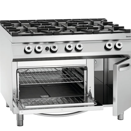 6-Flammen Gasherd, GBO 2/1GN, NS