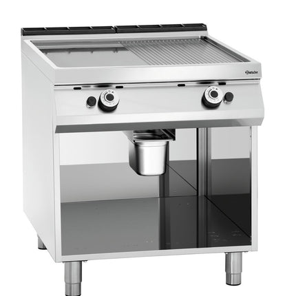 Gas-Griddleplatte, 1/2 + 1/2, OU