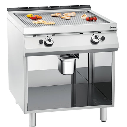 Gas-Griddleplatte, gerillt, OU