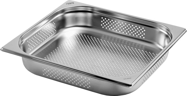 Saro TOP LINE GN-Behälter 2/3 GN perforiert aus Edelstahl