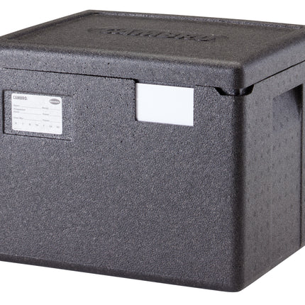 Cambro Cam GoBox® Toplader, Transportbox schwarz, passend für GN 1/2 200 mm tief - EPP280110