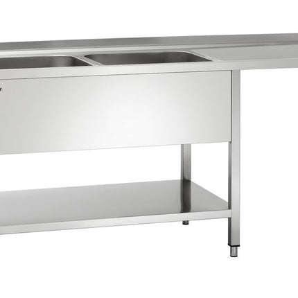 Bartscher Spülcenter 700, B1800 2 Becken LI
