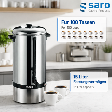 Saro Kaffeemaschine mit Rundfilter Modell MICA 6015 - Produktinformationen und Vorteile 1