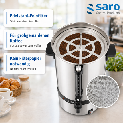 Saro Kaffeemaschine mit Rundfilter Modell MICA 6015 - Produktinformationen und Vorteile 3