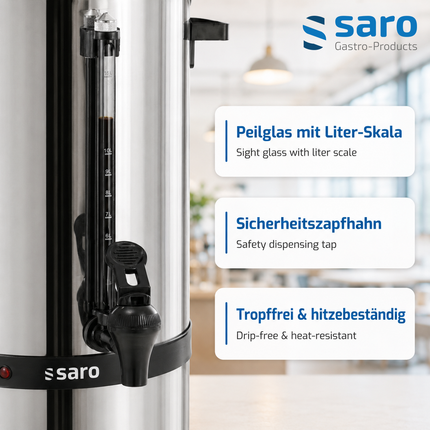 Saro Kaffeemaschine mit Rundfilter Modell MICA 6015 - Produktinformationen und Vorteile 6