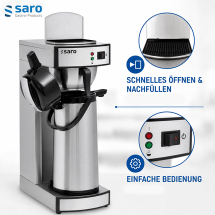 Saro Kaffeemaschine Modell MICA THERMO 24 - Produktinformationen und Vorteile 1