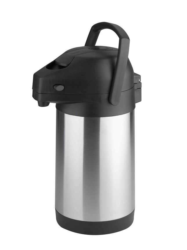 Saro Edelstahl-Isolierpumpkanne ECO (innen / außen Edelstahl)