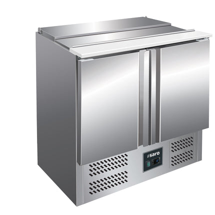 Saro Saladette mit 2 Türen Modell BALDUR S 900 Edelstahl