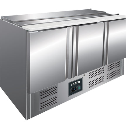 Saro Saladette mit 3 Türen Modell BALDUR S 903 Edelstahl