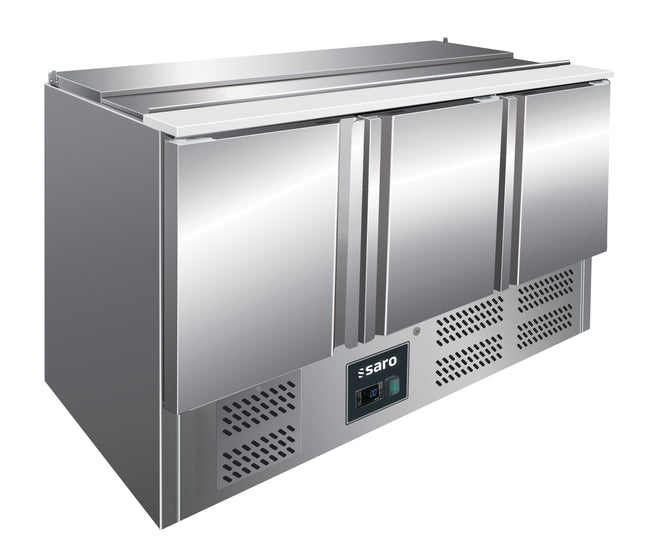 Saro Saladette mit 3 Türen Modell BALDUR S 903 Edelstahl