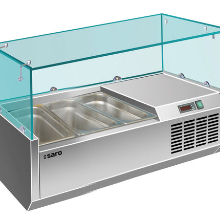 Saro Kühlaufsatz - 1/3 GN Modell VRX 955/380 Edelstahl Glasaufsatz