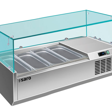 Saro Kühlaufsatz - 1/3 GN Modell VRX 1200/380 Edelstahl Glasaufsatz