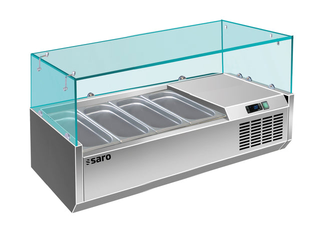Saro Kühlaufsatz - 1/3 GN Modell VRX 1200/380 Edelstahl Glasaufsatz