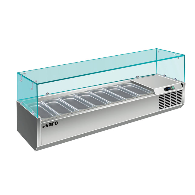 Saro Kühlaufsatz - 1/3 GN Modell VRX 1600/380 Edelstahl Glasaufsatz