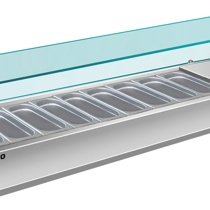 Saro Kühlaufsatz - 1/3 GN Modell VRX 2000/380 Edelstahl Glasaufsatz