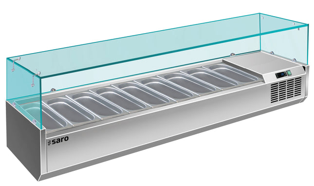 Saro Kühlaufsatz - 1/3 GN Modell VRX 2000/380 Edelstahl Glasaufsatz