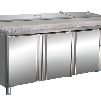Saro Belegstation 1/3 GN mit Granitarbeitsplatte Modell SH 2000 725 L