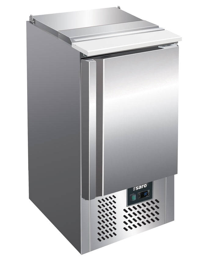 Saro Saladette mit 1 Tür Modell BALDUR S 400 Edelstahl