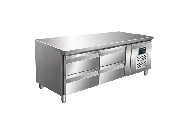 Saro Unterbaukühltisch mit 2x2 Schubladen Modell UGN 2140 TN 65 L