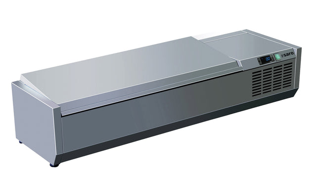 Saro Kühlaufsatz mit Deckel - 1/3 GN Modell VRX 1200 S/S Edelstahl