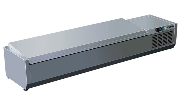Saro Kühlaufsatz mit Deckel - 1/3 GN Modell VRX 1500 S/S Edelstahl