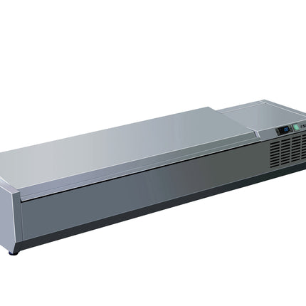 Saro Kühlaufsatz mit Deckel - 1/3 GN Modell VRX 1600 S/S Edelstahl
