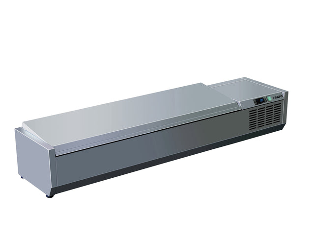 Saro Kühlaufsatz mit Deckel - 1/3 GN Modell VRX 1600 S/S Edelstahl