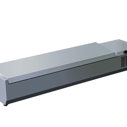 Saro Kühlaufsatz mit Deckel - 1/3 GN Modell VRX 1800 S/S Edelstahl