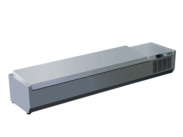 Saro Kühlaufsatz mit Deckel - 1/3 GN Modell VRX 2000 S/S Edelstahl