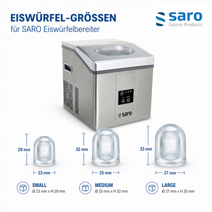 Saro Eiswürfelbereiter Modell EB 15 PRO - Produktinformationen und Vorteile 6