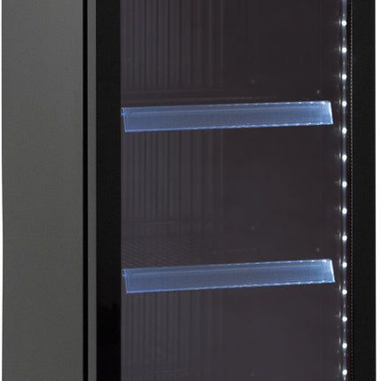 Saro Getränkekühlschrank mit Werbetafel - schmal DK 134 PRO