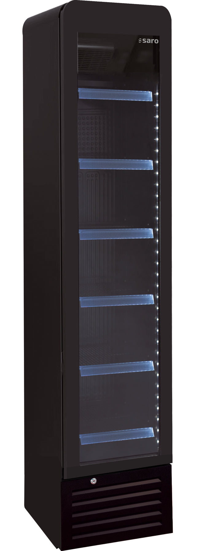 Saro Getränkekühlschrank schmal schwarz DK 134 PRO ROUND