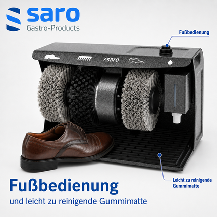 Saro Schuhputzmaschine Modell ESP 006 - Produktinformationen und Vorteile 3