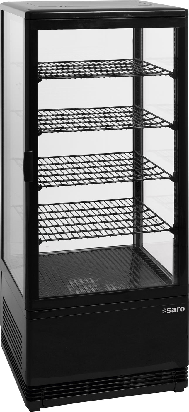 Saro Kühlvitrine 98 Liter Modell SC 100 schwarz Kunststoff schwarz