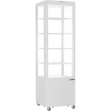 Saro Kühlvitrine 235 Liter Modell SVEN weiß Kunststoff weiß