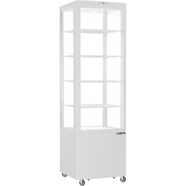 Saro Kühlvitrine 235 Liter Modell SVEN weiß Kunststoff weiß