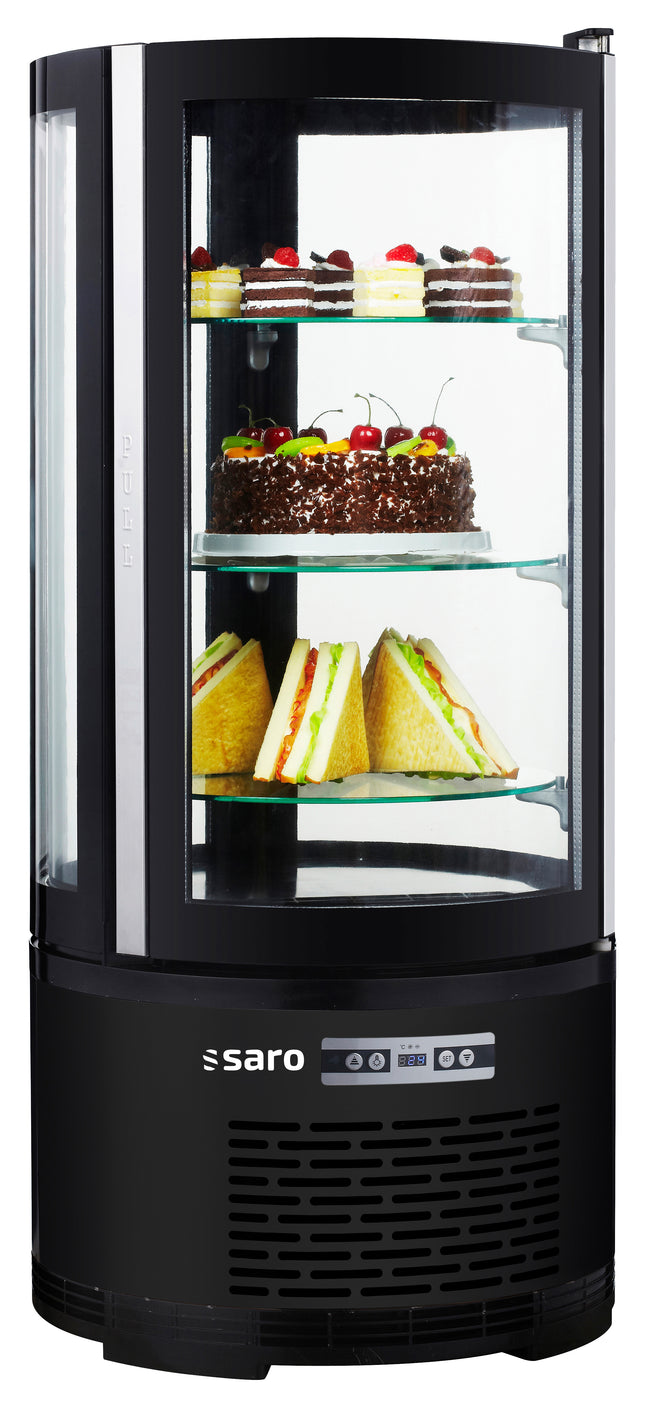 Saro Kuchenvitrine - schwarz Modell MATILDE 71 L